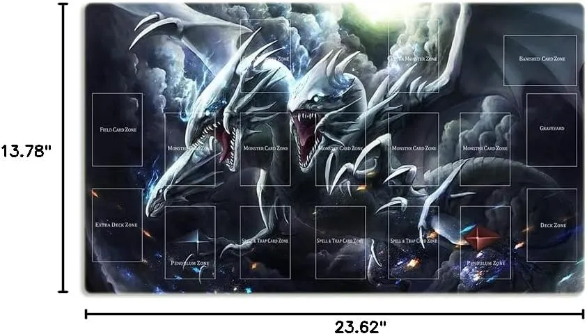 New Playmat Blue-Eyes Ultimate Dragon Mouse Pad TCG CCG Trading Card Game Mat   Free Bag (ZD014-106)