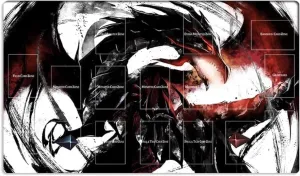 New Playmat Red-Eyes Black Dragon Mouse Pad TCG CCG Trading Card Game Mat   Free Bag (ZD014-411)