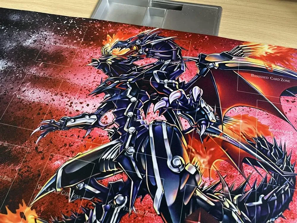 New Playmat Red-Eyes Darkness Dragon Mouse Pad TCG CCG OCG Trading Card Game Mat   Free Bag (ZD014-198)