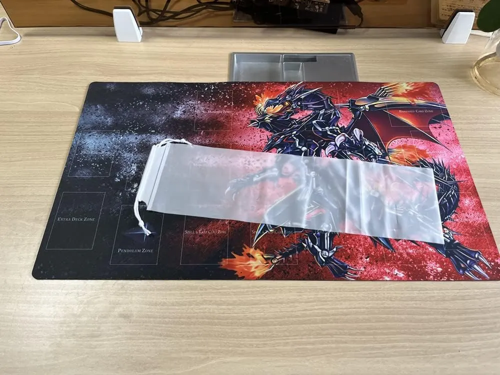 New Playmat Red-Eyes Darkness Dragon Mouse Pad TCG CCG OCG Trading Card Game Mat   Free Bag (ZD014-198)