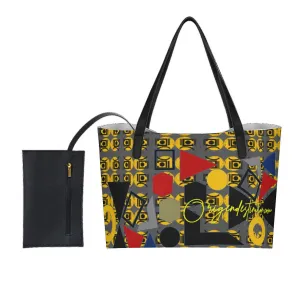 OD Signature Tote Bag With Black Mini Purse MltC