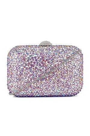 Olga Berg Casey Encrusted Clutch
