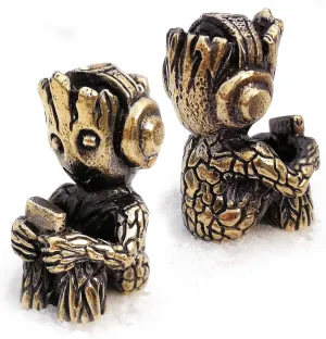 СooB EDC Paracord Bead, Knife Lanyard Bead, Pendant Groot. Metal Hand-Casted Paracord Beads Pendants for Paracord Knives Lanyards 1Pcs/Lot