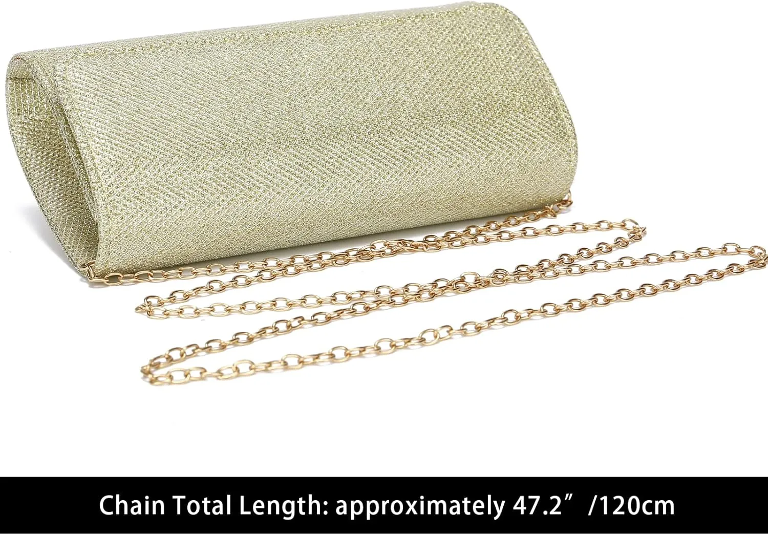 Outrip Women's Evening Bag Clutch Purse Glitter Party Wedding Handbag with Chain