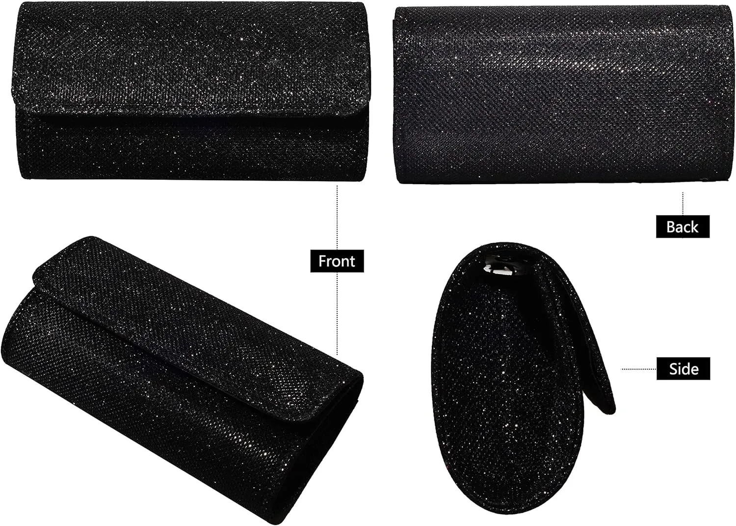 Outrip Women's Evening Bag Clutch Purse Glitter Party Wedding Handbag with Chain