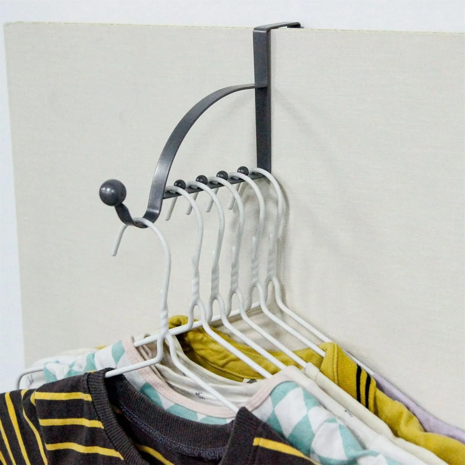 Over The Door Hooks for Hangers Extra Strong Over Door Hook for Hanging Clothes Towels Robes Hats Bags Scarves and More