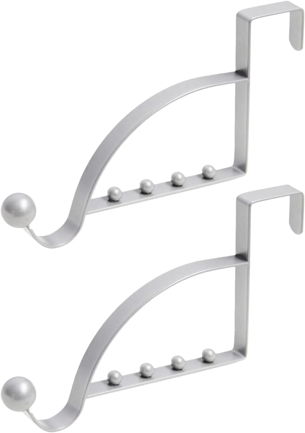 Over The Door Hooks for Hangers Extra Strong Over Door Hook for Hanging Clothes Towels Robes Hats Bags Scarves and More