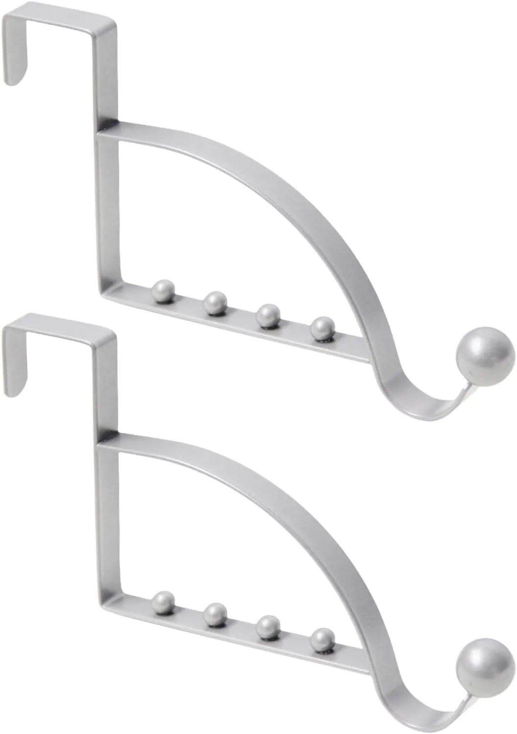 Over The Door Hooks for Hangers Extra Strong Over Door Hook for Hanging Clothes Towels Robes Hats Bags Scarves and More
