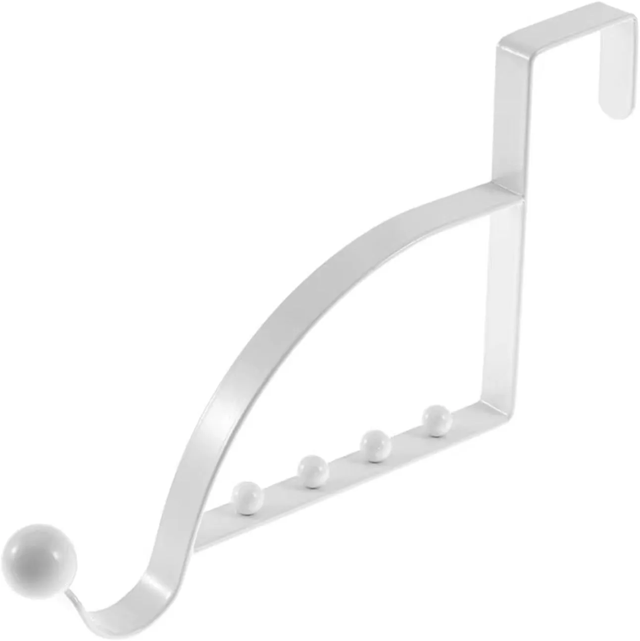 Over The Door Hooks for Hangers Extra Strong Over Door Hook for Hanging Clothes Towels Robes Hats Bags Scarves and More
