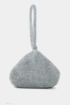 Party Wear Clutch BK4047-Silver