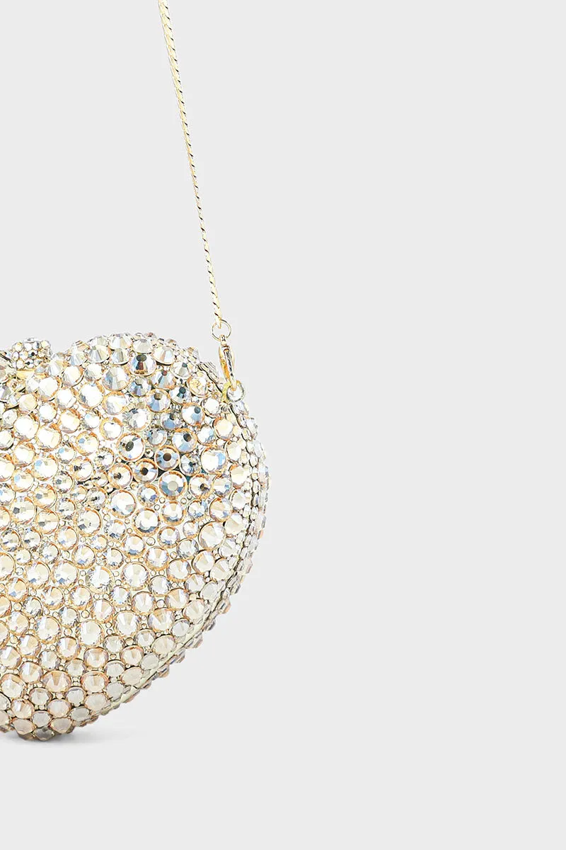 Party Wear Clutch BK4054-Golden
