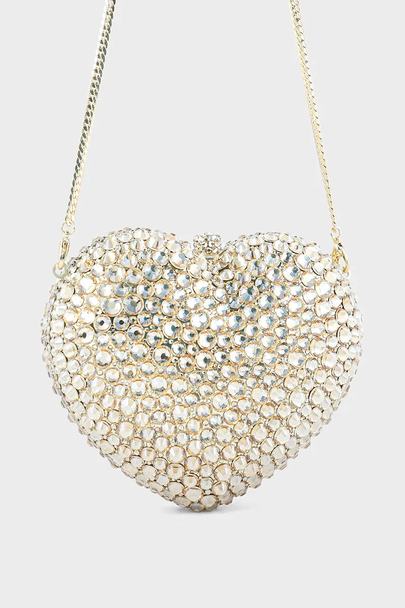 Party Wear Clutch BK4054-Golden