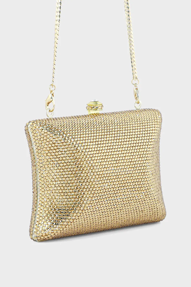 Party Wear Clutch BK4057-Copper