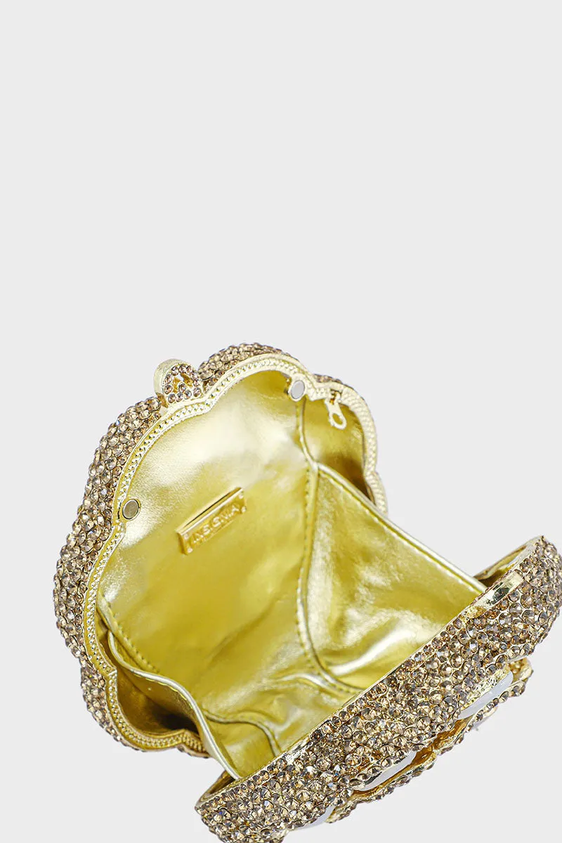 Party Wear Clutch BK4059-Silver