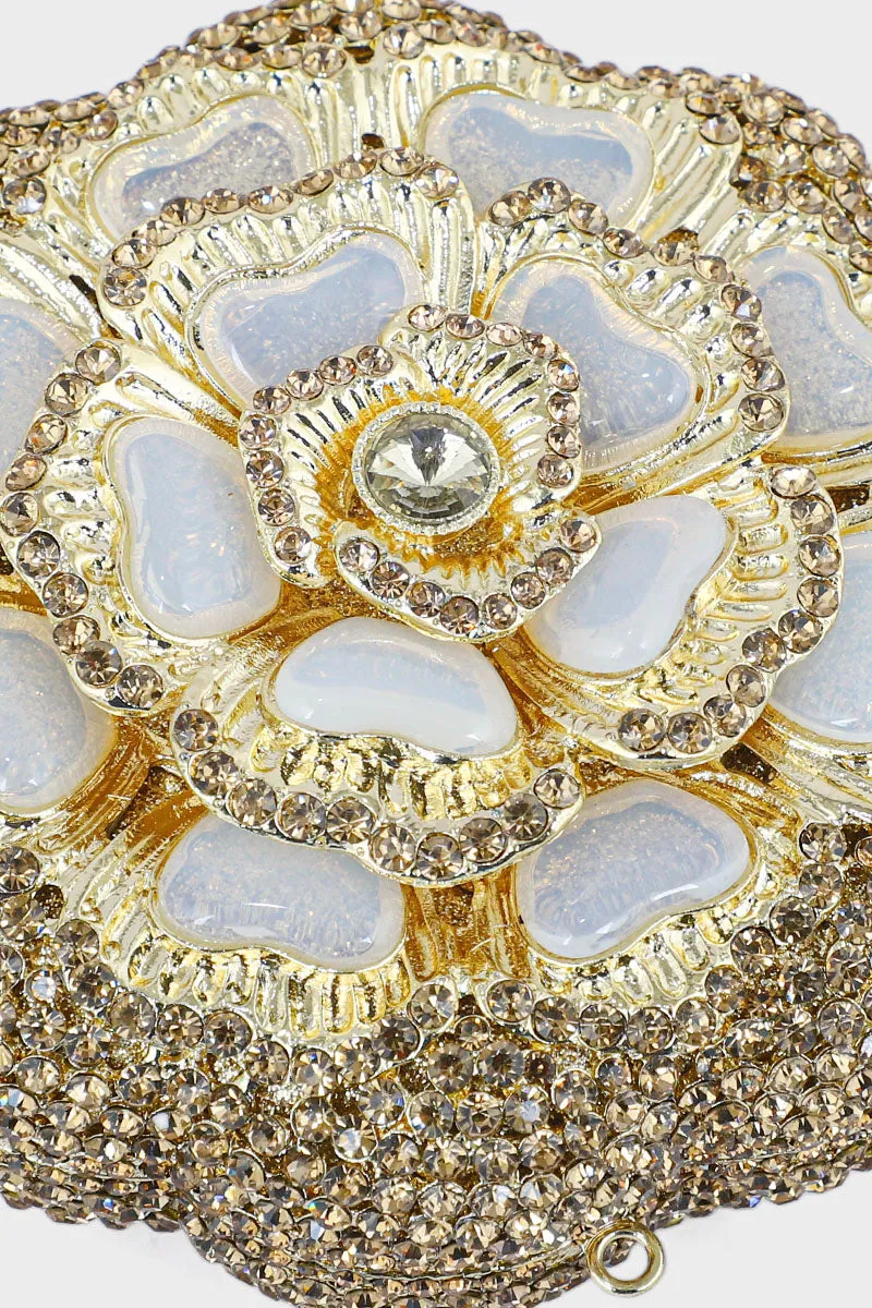 Party Wear Clutch BK4059-Silver