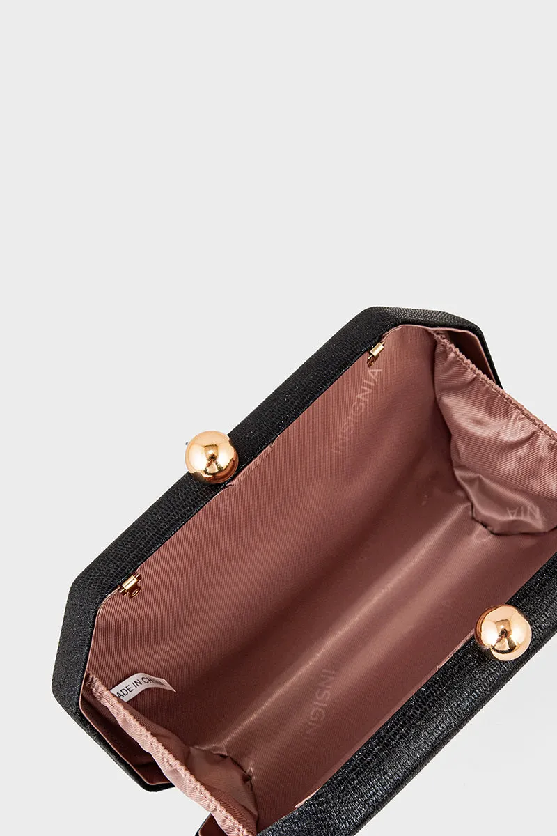 Party Wear Clutch BK4074-Black