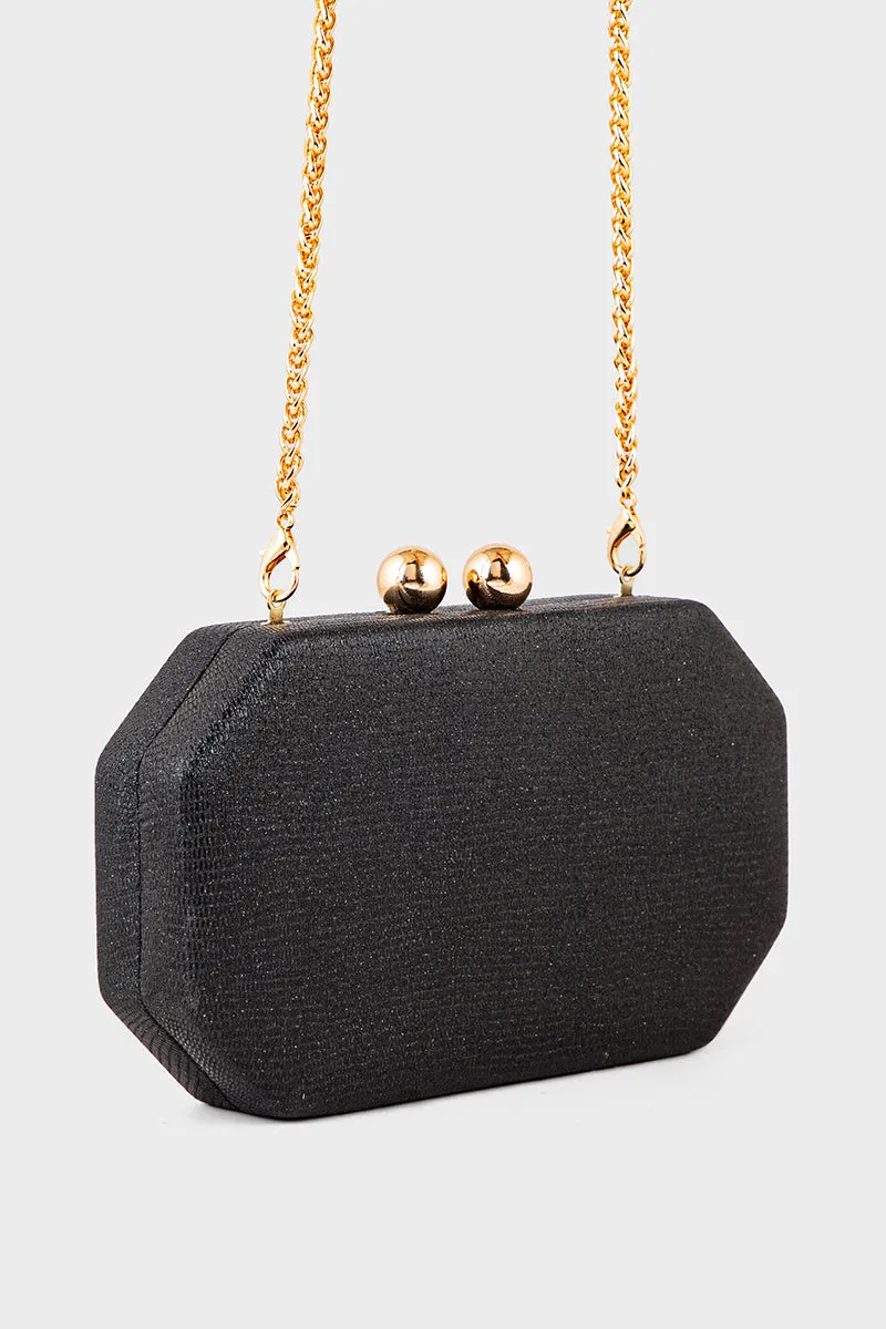 Party Wear Clutch BK4074-Black