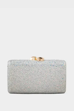 Party Wear Clutch BK4078-Silver