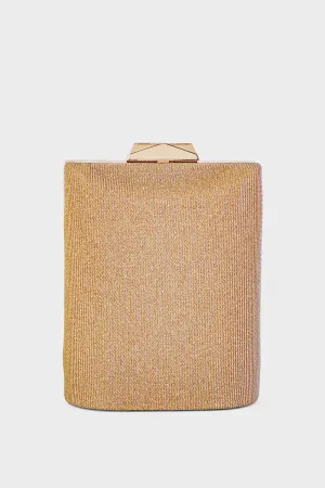 Party Wear Clutch BK4079-Golden