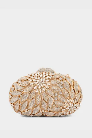 Party Wear Clutch BK4091-Golden
