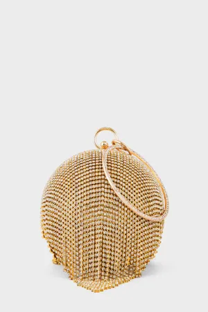 Party Wear Clutch BK4098-Golden