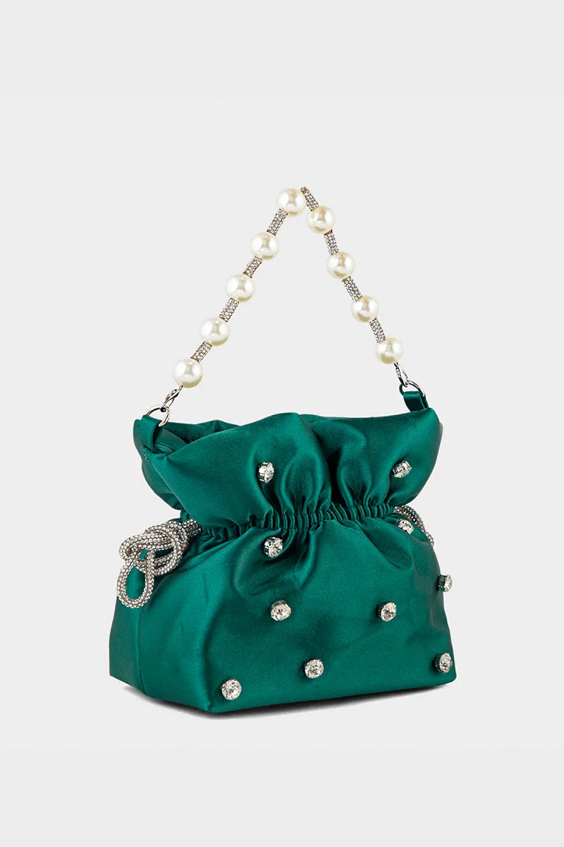Party Wear Clutch BW6017-Dark Green