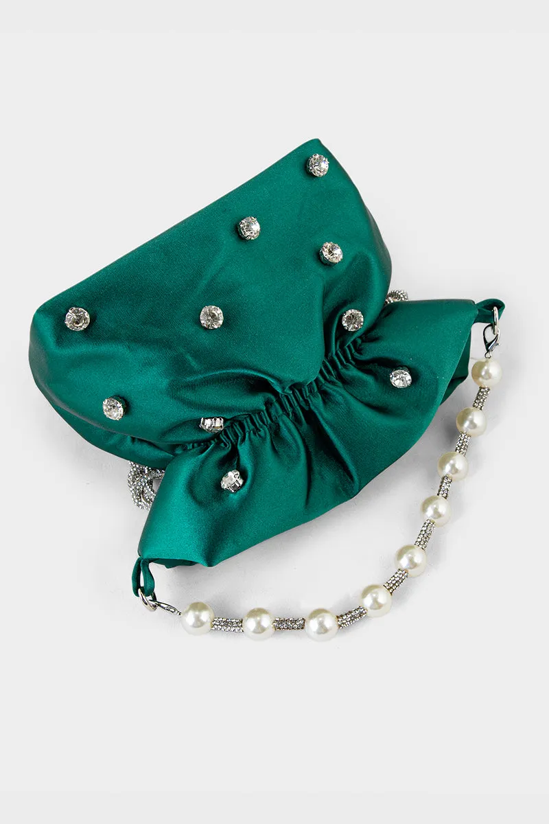 Party Wear Clutch BW6017-Dark Green