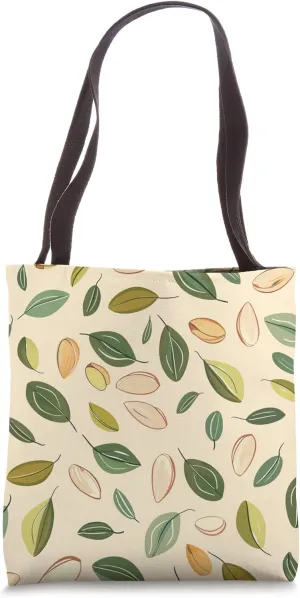 Pattern Art Pistachio Vintage Tote Bag