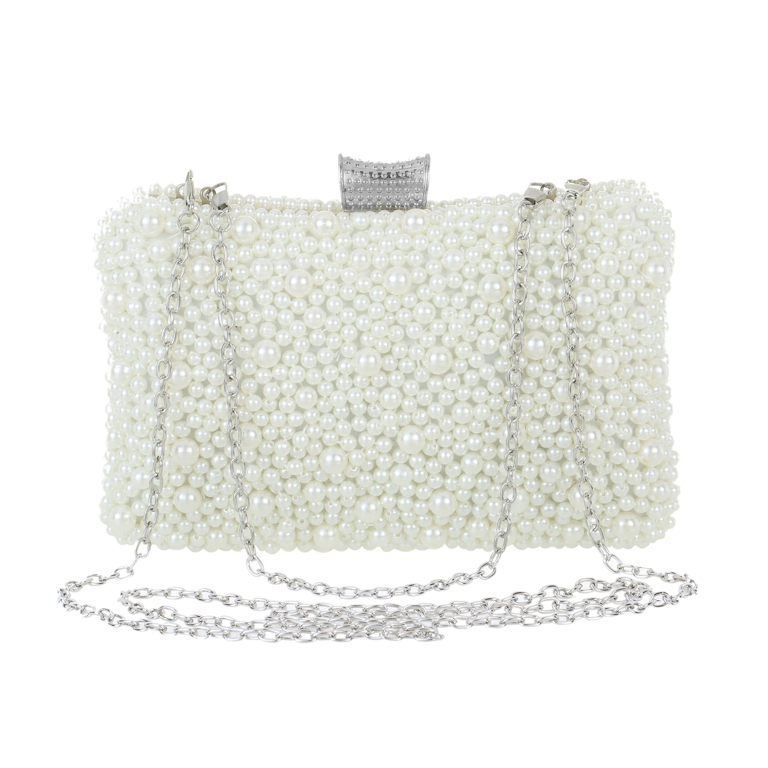 Pearl clutch bag