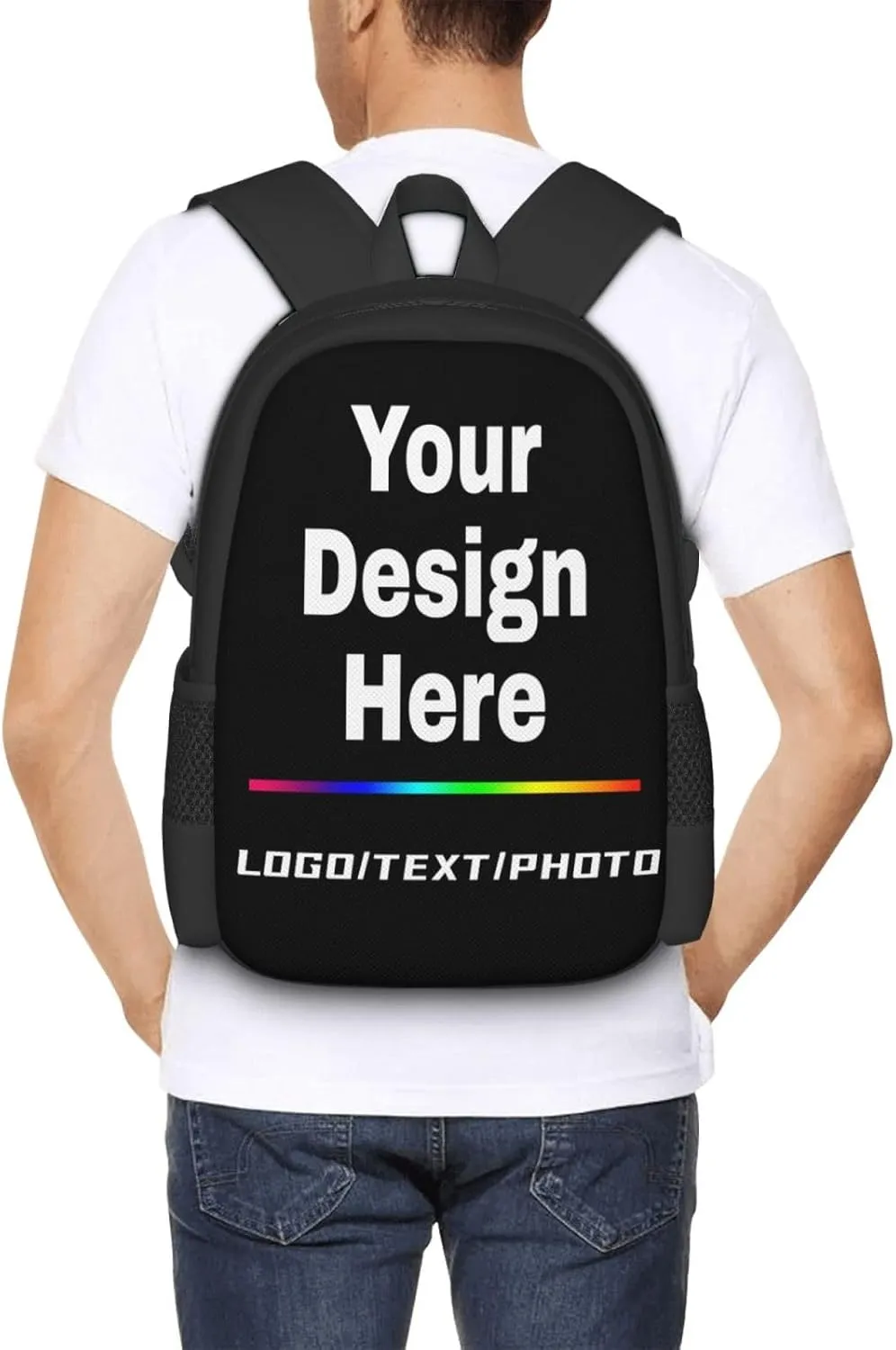 Personalized Backpacks For Men Women Customize Laptop Backpack For Men Women Custom Backpack Laptop Backpack for Travel Camping
