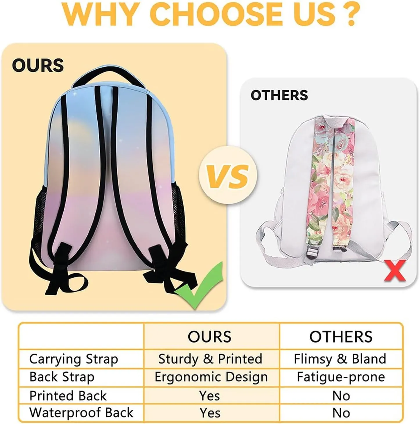 Personalized Unicorn Backpacks for Girls Boys, 16 Inch Cute Backpack for School, Pink, Large Capacity, Durable, Lightweight Bookbag for Kids Travel