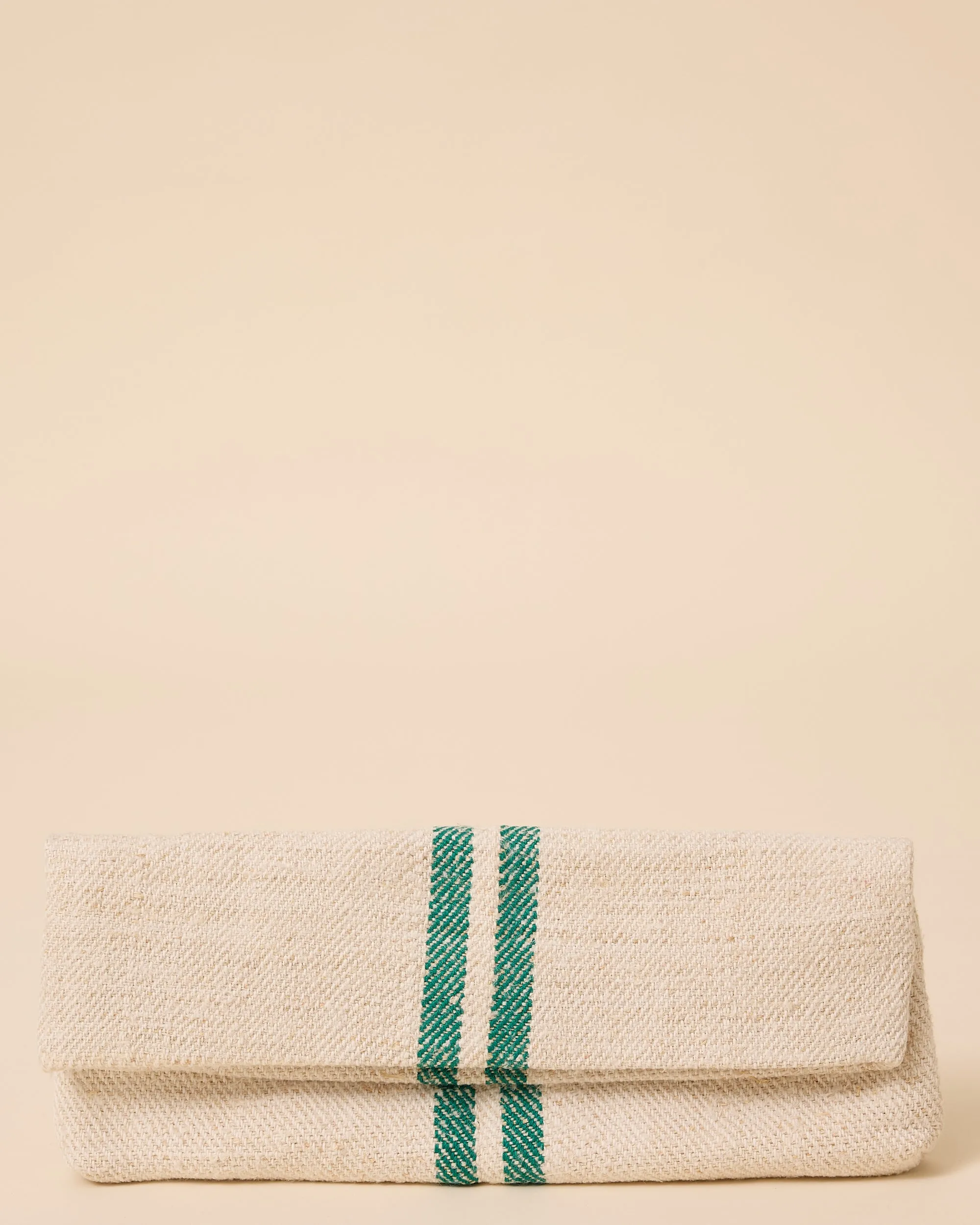 Petrichor Fold Over Clutch Jade