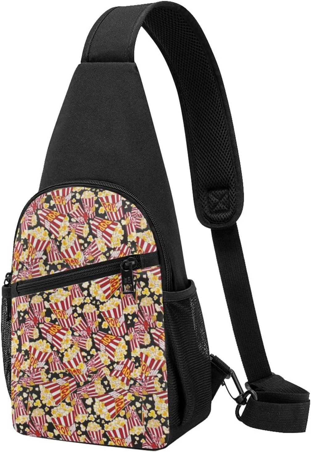 Piano Crossbody Chest Bag, Casual Backpack, Small Satchel, Multi-Functional Travel Hiking Backpacks