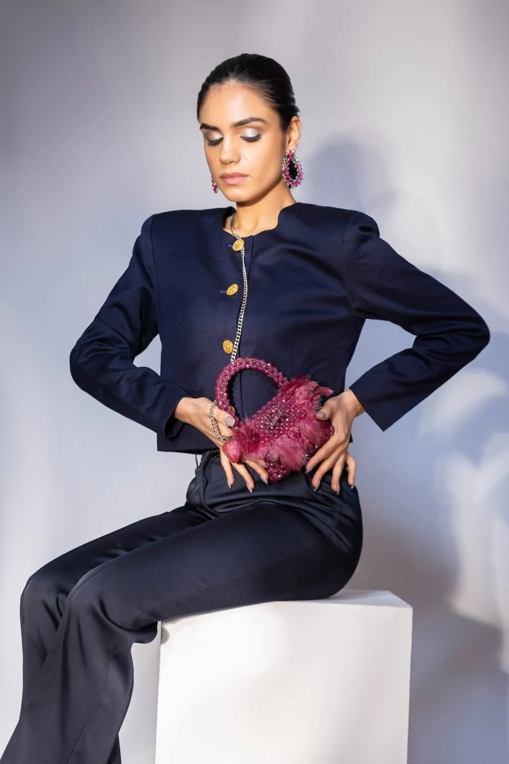 Pink Purse : Embrace Elegance With Exquisite Fur Bag