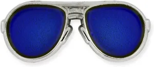 PinMart Trendy Lenses Aviators Sunglasses Enamel Lapel Pin