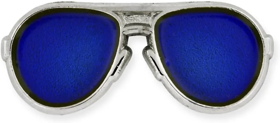 PinMart Trendy Lenses Aviators Sunglasses Enamel Lapel Pin