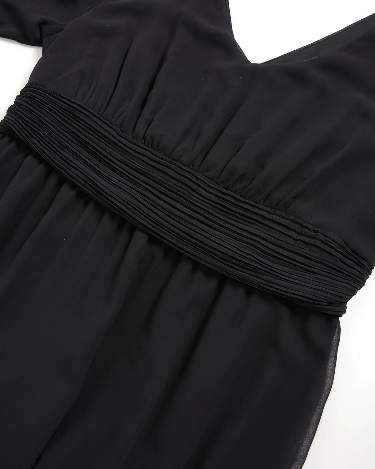 Pinup Fashion Women Bridesmaid Dresses for Wedding Guest Plus Size - Formal Chiffon Long Maxi Dress