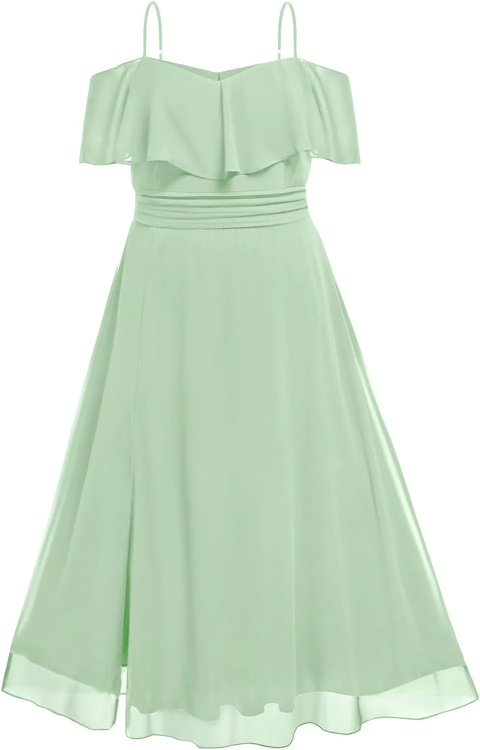 Pinup Fashion Women Plus Size Bridesmaid Dresses - Off The Shoulder Formal Wedding Guest Bridal Shower Long Dress