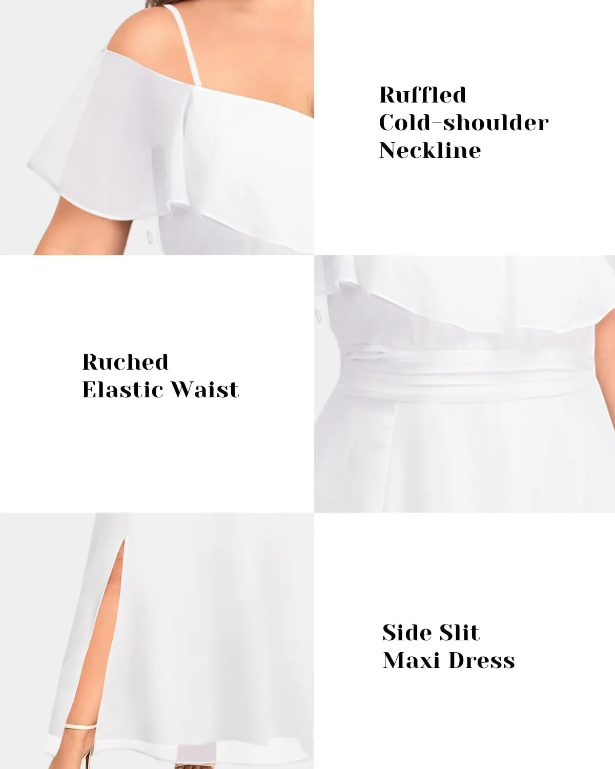 Pinup Fashion Women Plus Size Bridesmaid Dresses - Off The Shoulder Formal Wedding Guest Bridal Shower Long Dress