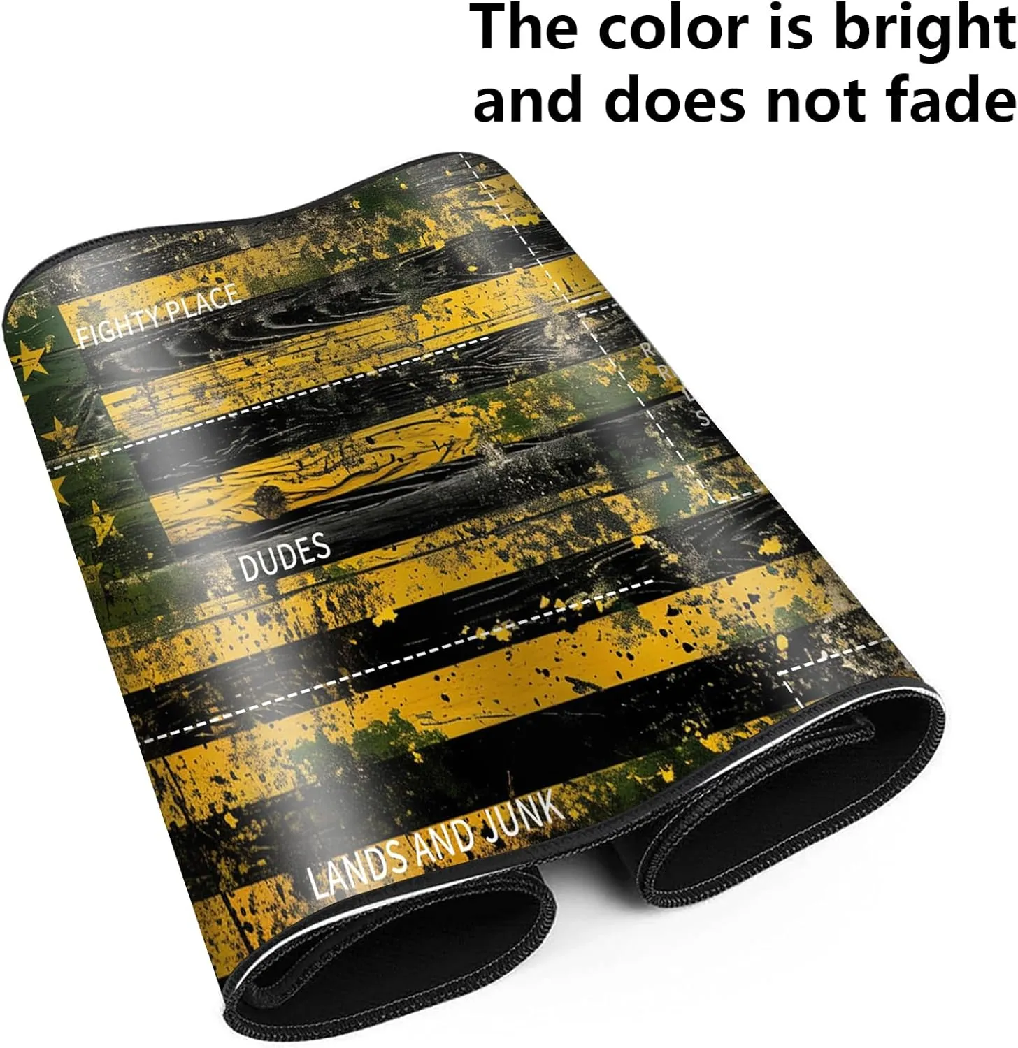 Playmat for MTG,Card Playmat Stitched with Zones for MTG Card Game Playing, TCG and Board Game Mat for Cards,Mousepad Desk Mats,Game Mat 24 x 14 inches-American Flag