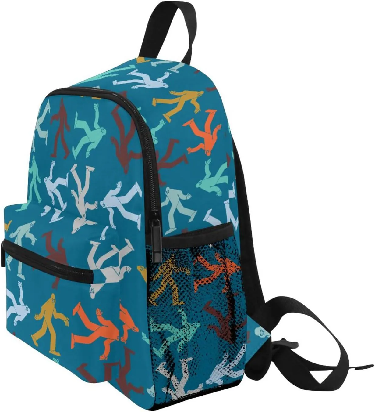 Preschool Backpack Bigfoot Man Toddler School Book Bag for Girls Boys Kids Kindergarten Travel Bag