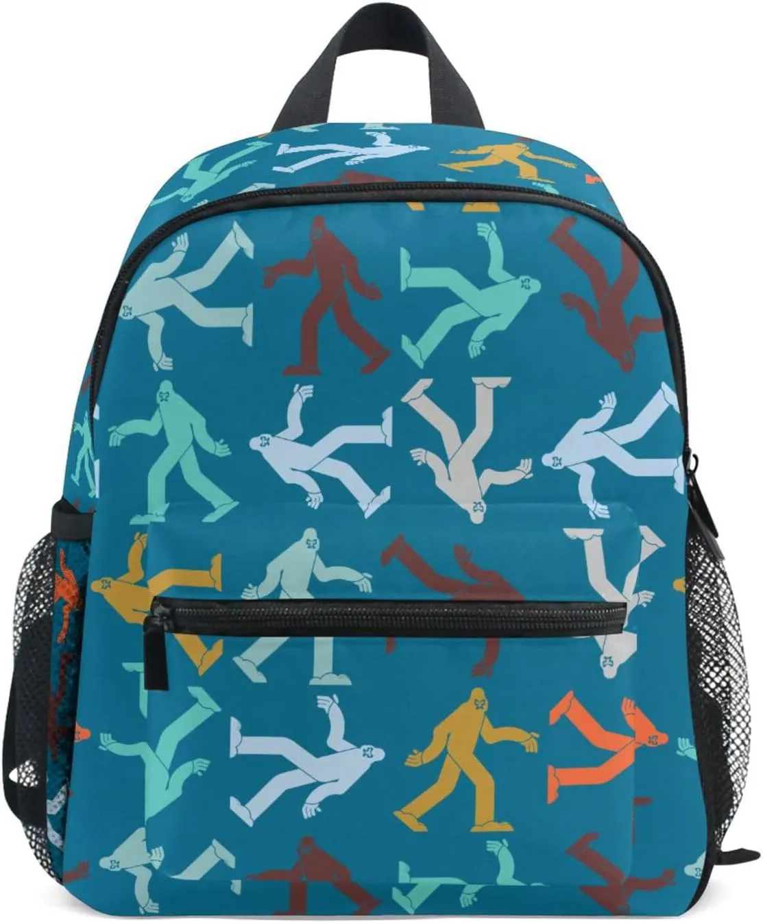 Preschool Backpack Bigfoot Man Toddler School Book Bag for Girls Boys Kids Kindergarten Travel Bag