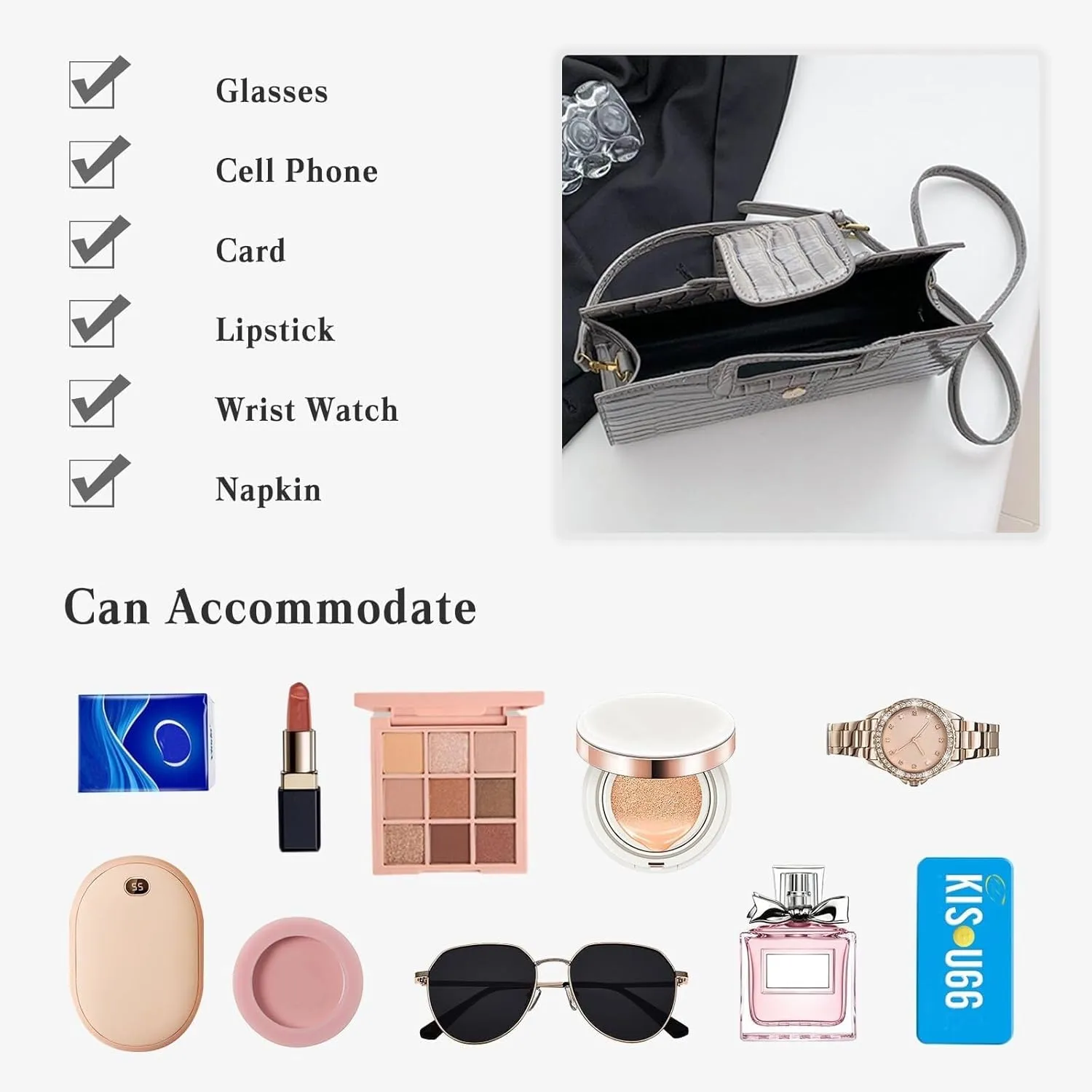 PU Leather Shoulder Crocodile Embossed Crossbody for Women Handbag Medium Capacity Messenger Vintage Flap Satchel