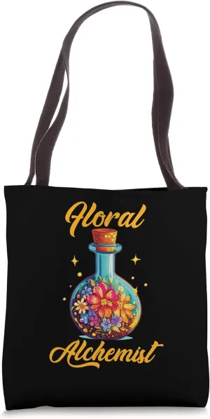 "Blossom Brews: Floral Alchemist Design Floral Alchemist Tote Bag