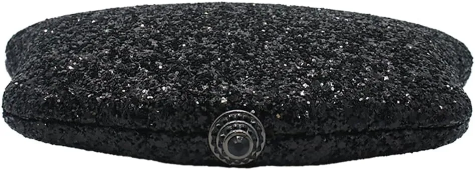 RomanticDesign Women Glitter Evening Bag Sequin Wedding Handbag Cocktail Prom Party Shiny Clutch Purse