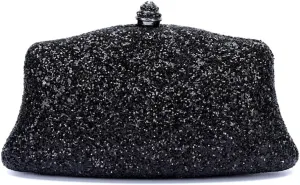 RomanticDesign Women Glitter Evening Bag Sequin Wedding Handbag Cocktail Prom Party Shiny Clutch Purse