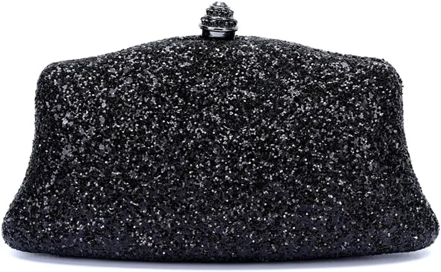 RomanticDesign Women Glitter Evening Bag Sequin Wedding Handbag Cocktail Prom Party Shiny Clutch Purse