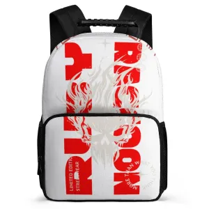 Ruby Raccoon - Red Dragon - 16 inch Shoulder Backpack & Schoolbag