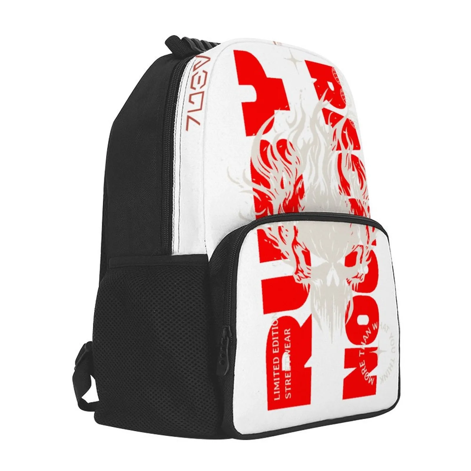 Ruby Raccoon - Red Dragon - 16 inch Shoulder Backpack & Schoolbag