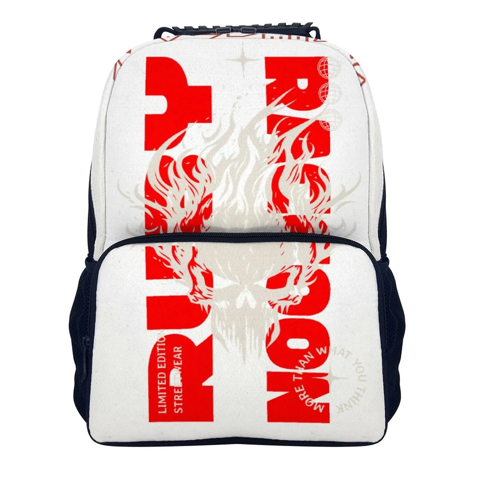 Ruby Raccoon - Red Dragon - 16 inch Shoulder Backpack & Schoolbag